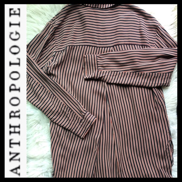 Anthro Maeve Adelaide Striped Poplin Shirt - Picture 6 of 8